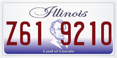 IL license plate Z619210