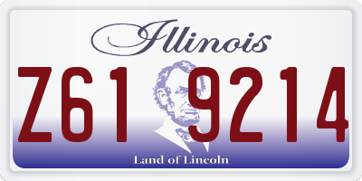 IL license plate Z619214