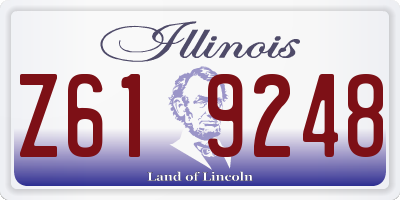 IL license plate Z619248