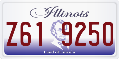 IL license plate Z619250