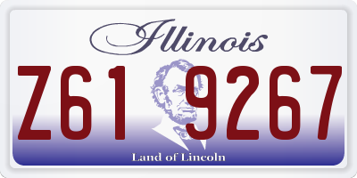 IL license plate Z619267