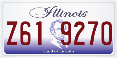 IL license plate Z619270