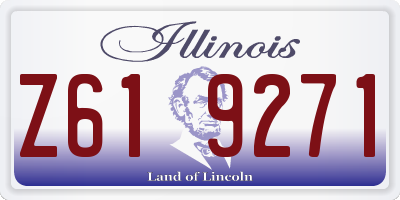 IL license plate Z619271