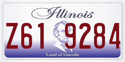 IL license plate Z619284