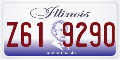 IL license plate Z619290