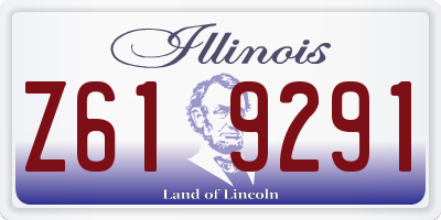 IL license plate Z619291