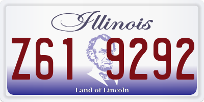 IL license plate Z619292