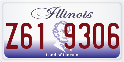 IL license plate Z619306