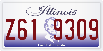IL license plate Z619309