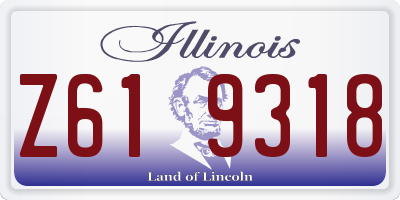 IL license plate Z619318
