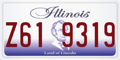 IL license plate Z619319