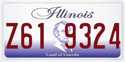 IL license plate Z619324