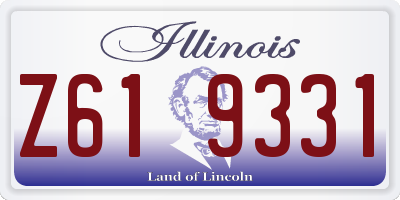 IL license plate Z619331