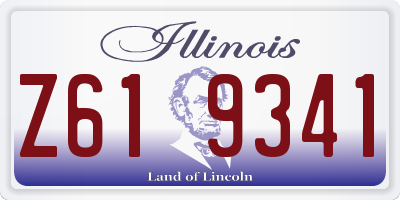 IL license plate Z619341
