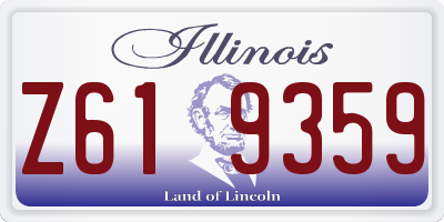 IL license plate Z619359