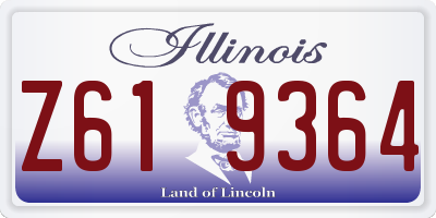 IL license plate Z619364