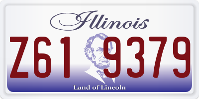 IL license plate Z619379