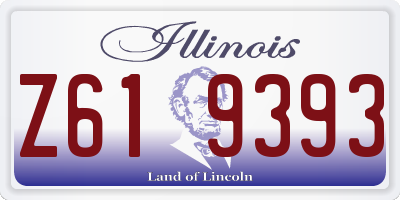 IL license plate Z619393