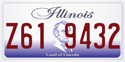 IL license plate Z619432