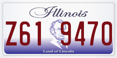 IL license plate Z619470