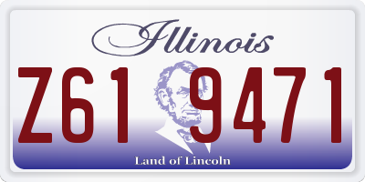 IL license plate Z619471