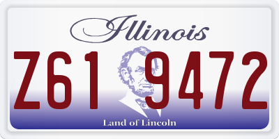 IL license plate Z619472