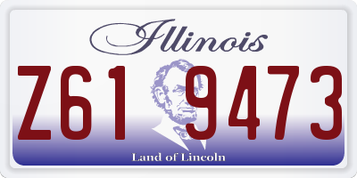 IL license plate Z619473