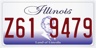 IL license plate Z619479
