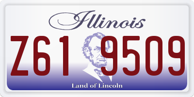 IL license plate Z619509