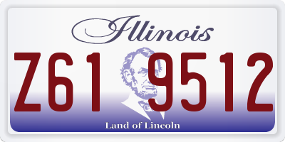 IL license plate Z619512
