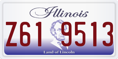IL license plate Z619513