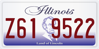 IL license plate Z619522