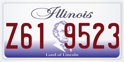 IL license plate Z619523