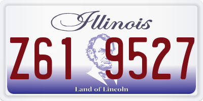IL license plate Z619527