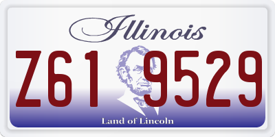 IL license plate Z619529