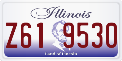 IL license plate Z619530