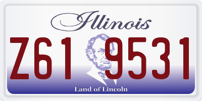 IL license plate Z619531