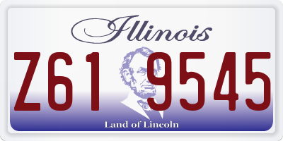 IL license plate Z619545