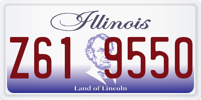 IL license plate Z619550