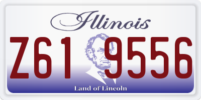IL license plate Z619556