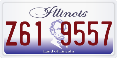 IL license plate Z619557