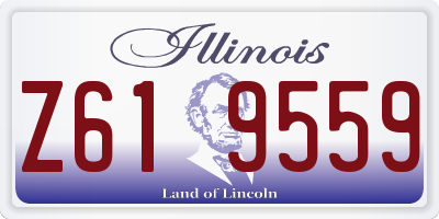 IL license plate Z619559