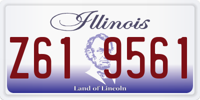 IL license plate Z619561