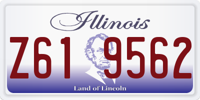 IL license plate Z619562