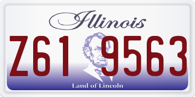 IL license plate Z619563