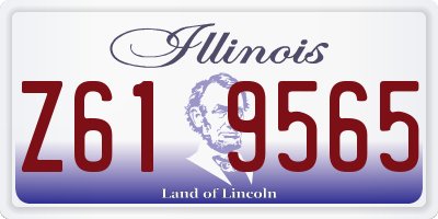 IL license plate Z619565