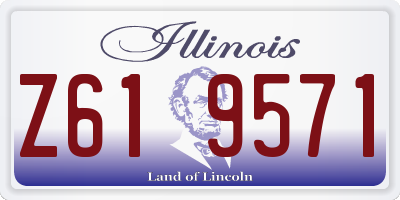 IL license plate Z619571
