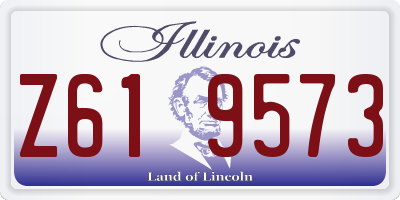 IL license plate Z619573