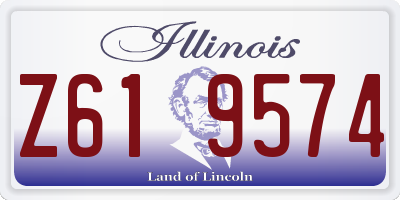 IL license plate Z619574
