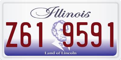 IL license plate Z619591